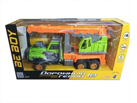 Машина Р/У Грузовик-Автокран "ВеВоу" М1:14, свет, 45*23 см в кор. IT109734