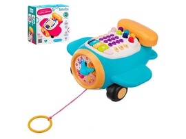 Игровой центр "Самолётик" 22 см, свет, пианино, песни, сказки, в кор. IT109564