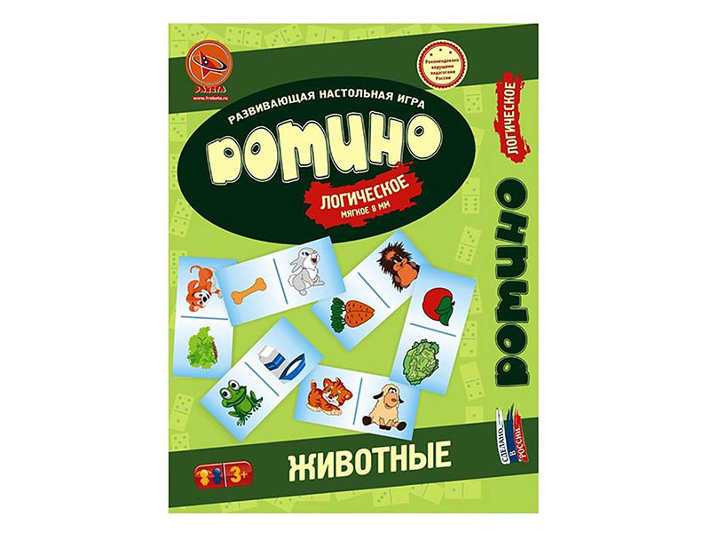 Игра "Домино логическое" Животные