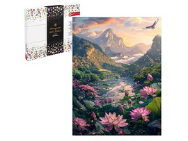 Алмаз. моз. 30*40 см, с подр., полн. зап. Лотосы в горах. Арт. 68633