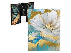 Картина по ном. на холсте 30х40 см с поталью Цветок. Арт. 67965