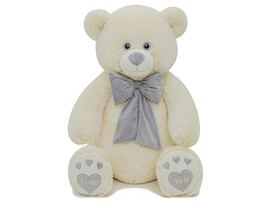 Мягкая игр. Медведь Пьер с бантом 130 см, латте. МП/70/53