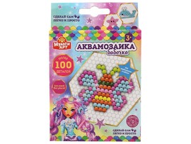 Набор Аквамозаика "Бабочка" 100+ дет., в кор. 100-AQUAMOS-6