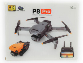 Квадрокоптер Р/У "Е88 Pro" аккум., USB, камера 4К, WI-FI, 23*18*7 в чехле. KKX 16006