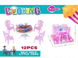 Набор "Кухня" 12 предм., мебель, посуда, слюда. 2921221