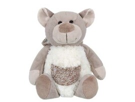 Мягкая игр. Мишка в меховом худи 19 см в пак. Relana. RL24055-19