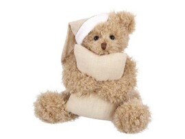 Мягкая игр. Мишка в колпаке с подушкой 22 см в пак. Relana. RL24029-22