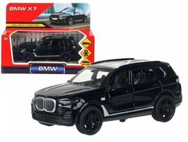 Машина металл. BMW Х7 12 см, дв., багаж., инерц., черный. Технопарк