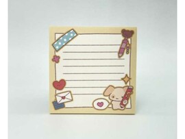 Блок для заметок "Dreamy Dog" 50 л., 8*8 см. 22P-BLT-13906-1