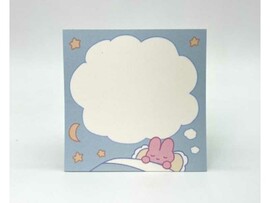Блок для заметок "Sleeping Bunny" 50 л., 8*8 см. 22P-BLT-13906-2