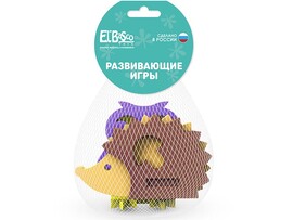 Конструктор мягкий "Животные леса" 9 эл., в сетке. Арт. 09-020