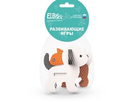 Конструктор мягкий "Домашние любимцы" 9 эл., в сетке. Арт. 09-022