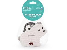 Набор мягких конструкторов "Северные животные" 9 эл., в сетке. Арт. 09-027