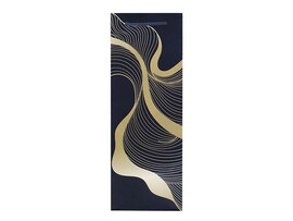 Пакет подар. глянц. лам. Bottle Волны 12х36 см. ПКП-9136