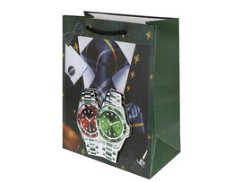 Пакет подар. мат. лам. Парные часы 30*41.5 см, 3D эл. ППК-3608