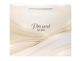 Пакет подар. глянц. лам. Золото абстракция 54х44 см. ПКП-9127