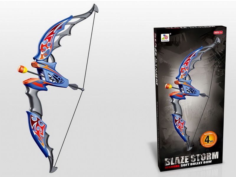 Лук «Blaze storm» со стрелами 68*32*7 см в кор. 7066
