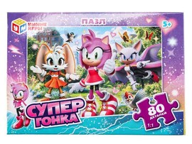 Пазлы 80 эл. Супергонка
