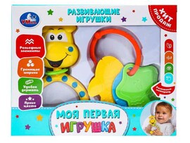 Набор погремушек "Моя первая игрушка" 2 шт., в кор. B2445534-R