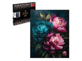 Алмаз. моз. 40*50 см, с подр., част. зап. Яркие цветы. Арт. 65620