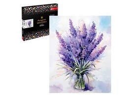 Алмаз. моз. 40*50 см, с подр., част. зап. Букет лаванды. Арт. 65622