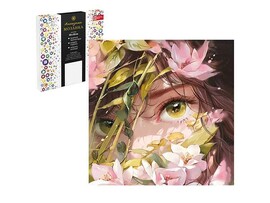Алмаз. моз. 30*30 см, с подр., полн. зап. Девушка в магнолиях. Арт. 68611