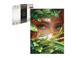Алмаз. моз. 30*40 см, с подр., полн. зап. Девушка в листве. Арт. 68630