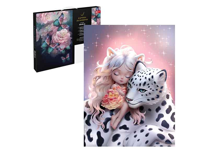 Картина по ном. на холсте 30х40 см Сказочный сон. Арт. 67927