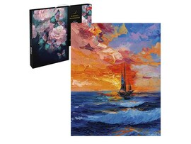 Картина по ном. на холсте 40х50 см Морской закат. Арт. 67946