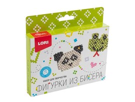 Фигурки из бисера "Панда, лягушонок"
