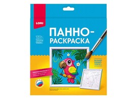 3D Art. Панно-раскраска 15*15 см "Попугай"