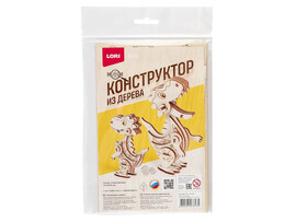 Конструктор из дерева. Мини конструктор "Динозавр"