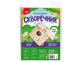 Конструктор из дерева. Скворечник "Бабочки"