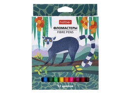 Фломастеры Hatber "Colora" 12 цв., к/к