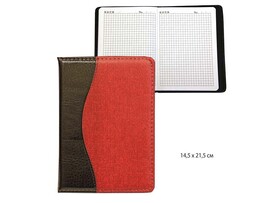 Записная книжка А5 52 л. Cayman, клетка, кожзам. Р-8925