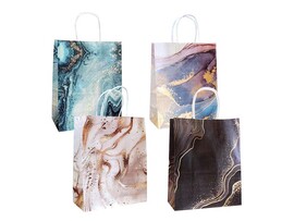 Пакет подар. крафт "Мрамор" 22*27 см, ассорти. Р10846-45