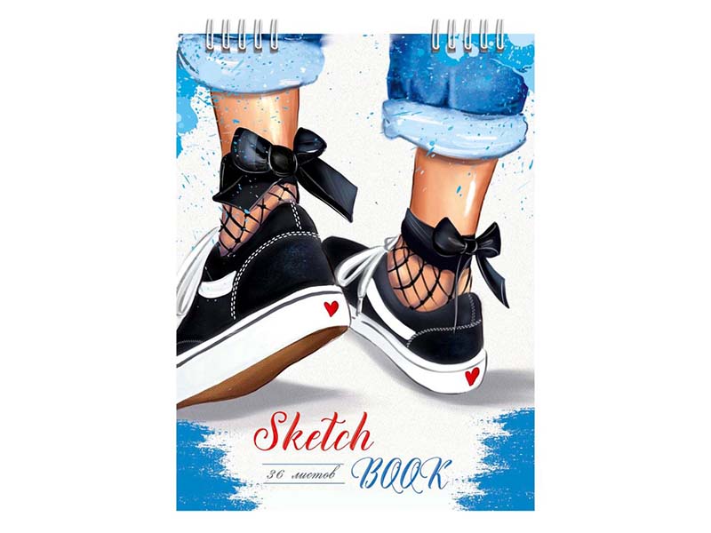 Скетчбук А5 36 л. Sport, спираль. Бг36/1