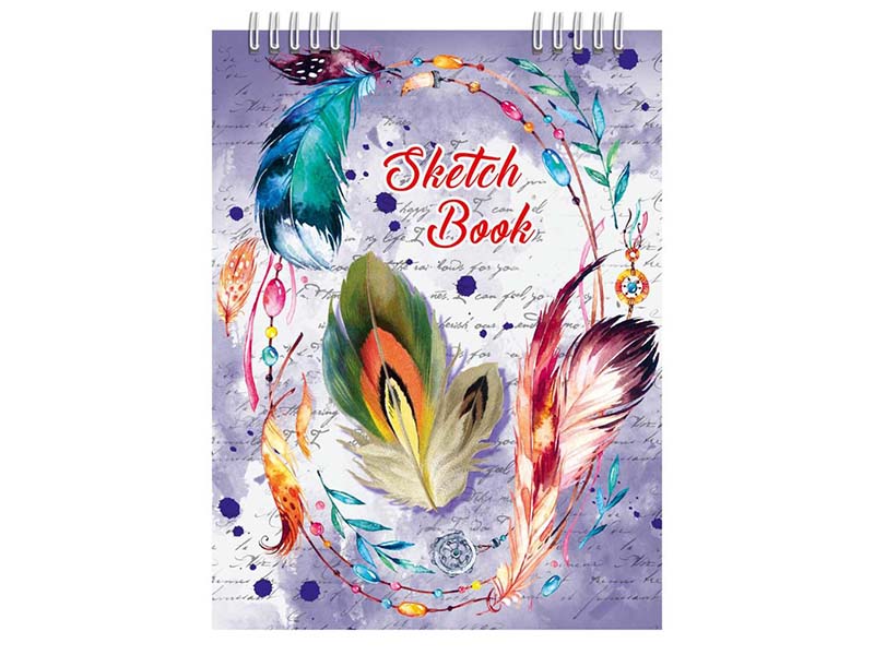 Скетчбук А5 36 л. Перо, спираль. Бг36/2