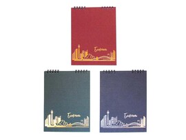Блокнот А5 60 л. Город, спираль, диз. карт. Бг60/18