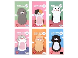 Стикеры для заметок "Котики" 7 см, 30 л., ассорти. Кбз241