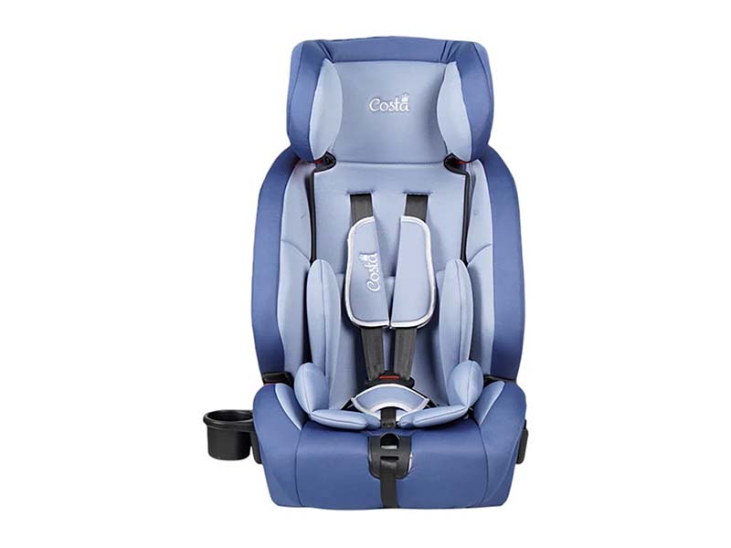 Автокресло детское ISOFIX 9-36 кг, голубой/серый. HD-02