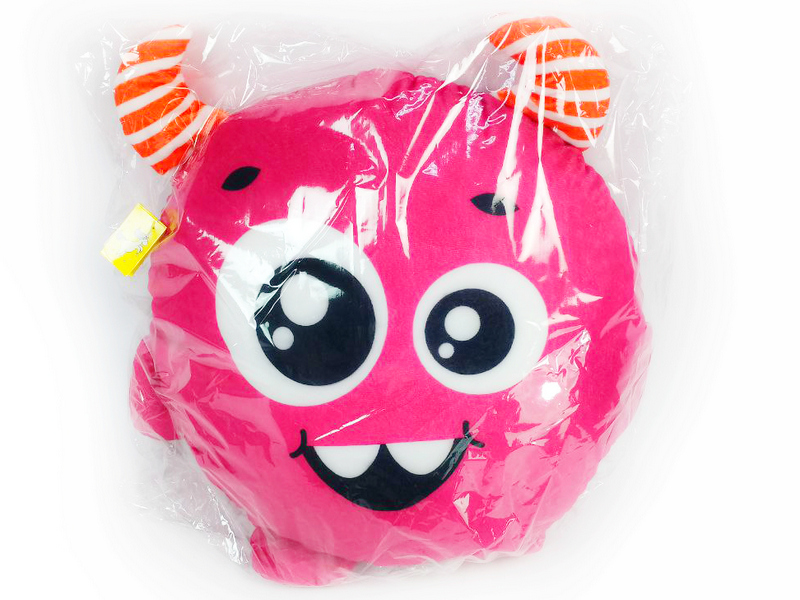 Донецк игрушка оптом Подушка-игрушка Монстрик розовый 40 см MSR-002
