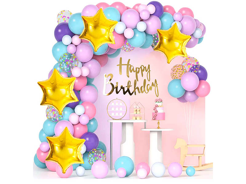Набор возд. шаров Фотозона "Happy Birthday" 145 предм. 6012400
