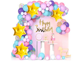 Набор возд. шаров Фотозона "Happy Birthday" 145 предм. 6012400