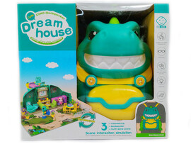 Дом «Дино» на бат. (свет, звук) с аксесс. 27*30*16 см в кор. VC6038 доставка оптом в Донецк