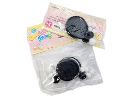 Сквиш черный «Орео» 4,5*4,5 см (24шт/уп) Ms39 доставка оптом в Донецк