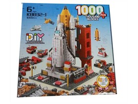 Конструктор 6 в 1 «Космическая техника» 1000 дет. в кор. K8832-1
