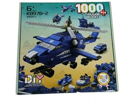 Конструктор 6 в 1 «Полицейская техника» 1000 дет. в кор. K8978-2