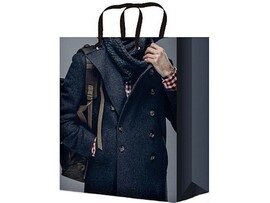 Пакет подарочный «ОСЕННИЙ СТИЛЬ» 11,5*14,5*6 см (глян. лам.) доставка оптом в Донецк