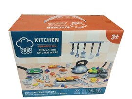 Набор посуды с плитой и продуктами 28*22*14 см в кор. 211